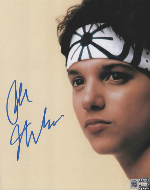 Ralph Macchio signed 8x10 The Karate Kid photo 1A