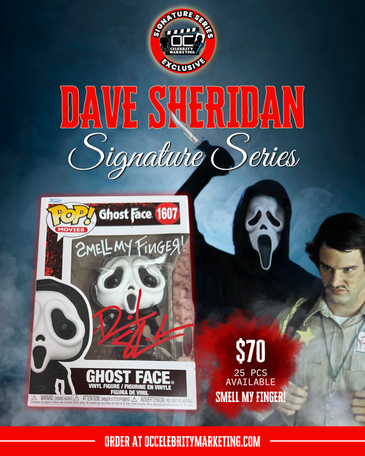 Dave Sheridan Signature Series: Ghostface Funko Pop! #1607 (#/25)