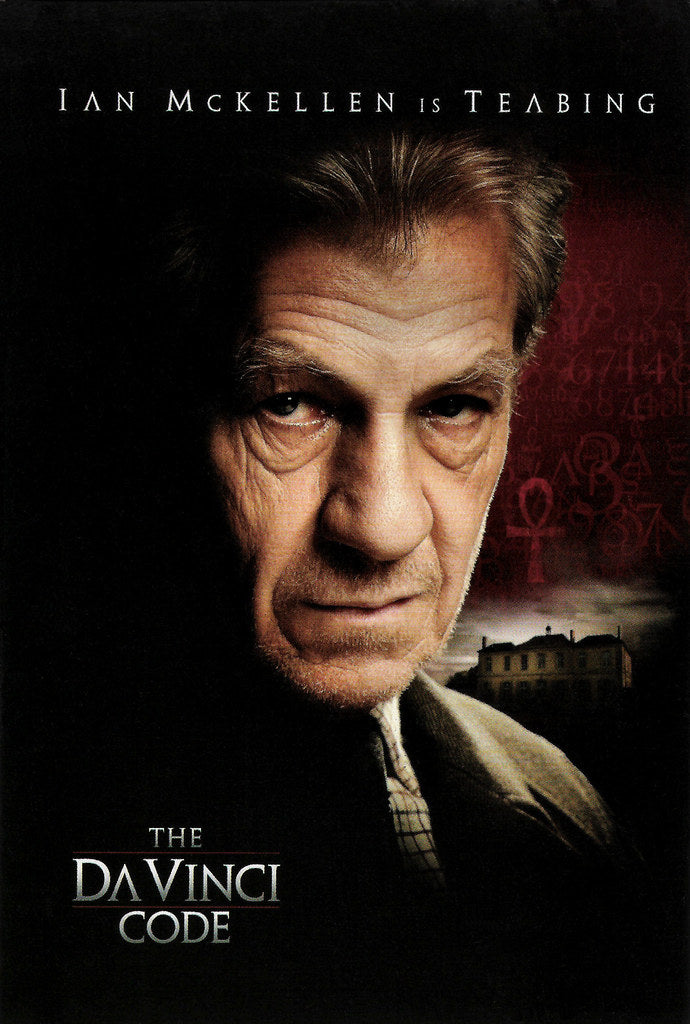 Ian McKellen signed The DaVinci Code Poster Image #2 (8x10) Pre-Order