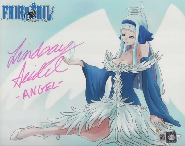 Lindsay Seidel signed 8x10 Fairytail Angel Photo