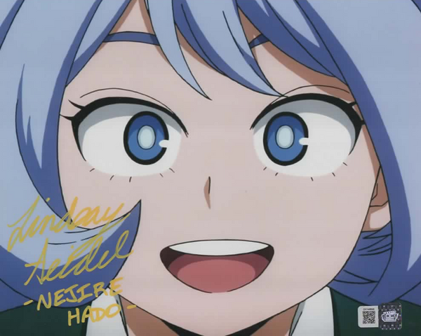 Lindsay Seidel signed 8x10 My Hero Academia Nejire Hado Photo B