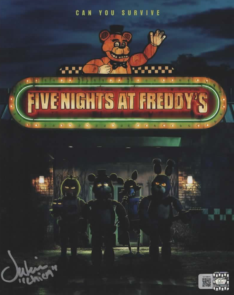 Jess Weiss signed 8x10 Five Nights at Freddy's Photo