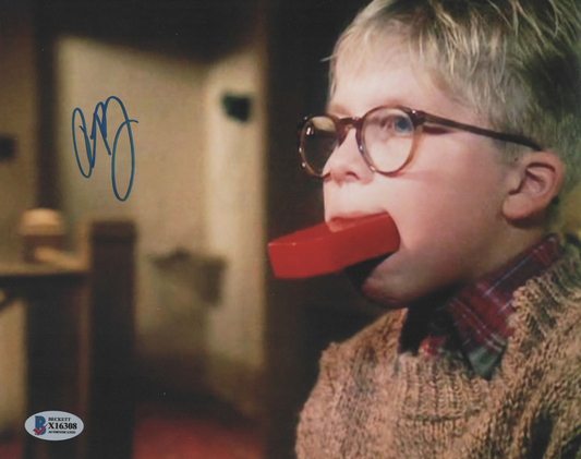 Peter Billingsley signed 8x10 A Christmas Story Ralphie soap photo auto BAS COA