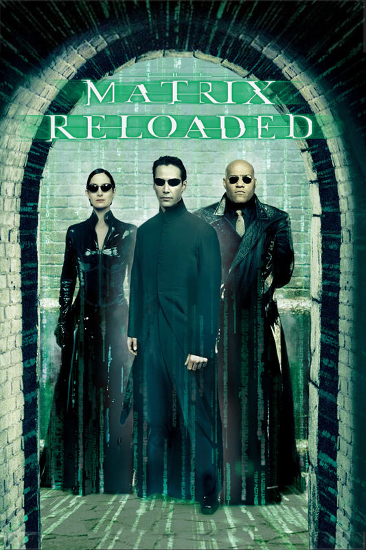 Laurence Fishburne signed The Matrix Reloaded Poster Image #2 (8x10, 11x17) Pre-Order
