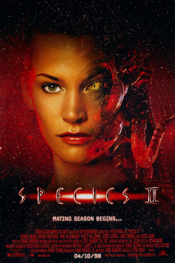 Natasha Henstridge signed Species II Poster Image (8x10, 11x17) Pre-Order