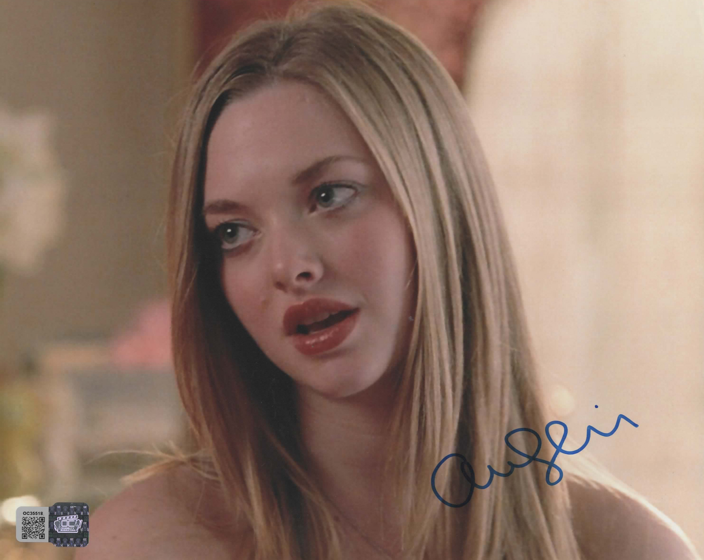 Amanda Seyfried signed 8x10 Mean Girls(2004) Karen photo 1D