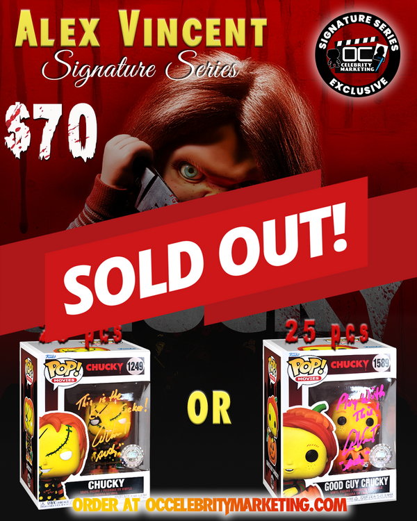 Alex Vincent Signature Series Chucky Funko Pop! (#/25)