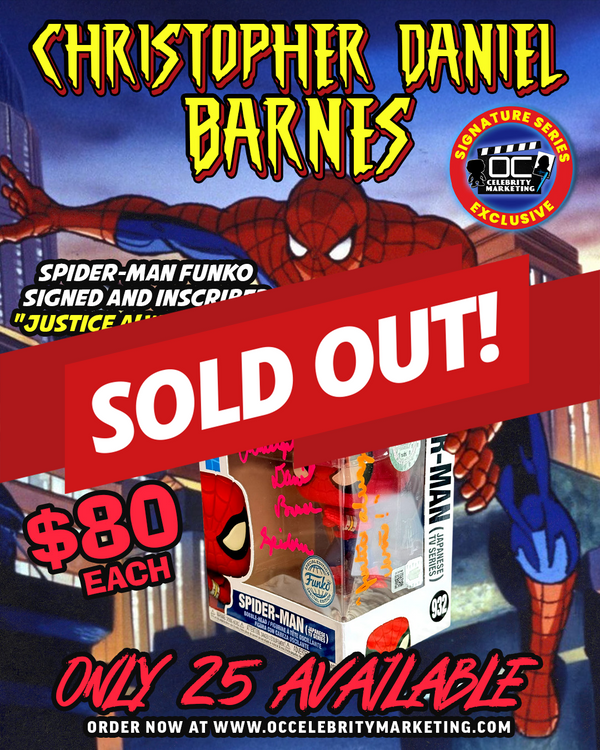 Christopher Daniel Barnes: Marvel Spider-Man Funko Special Edition Funko Pop! #932 (#/25)