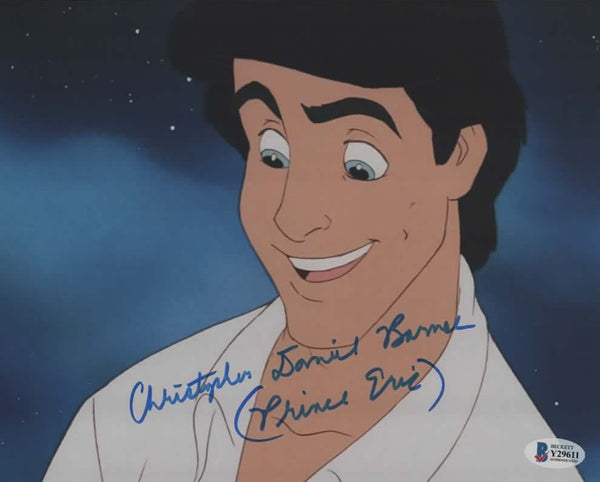 Christopher Daniel Barnes signed The Little Mermaid Prince Eric 8x10 Photo A