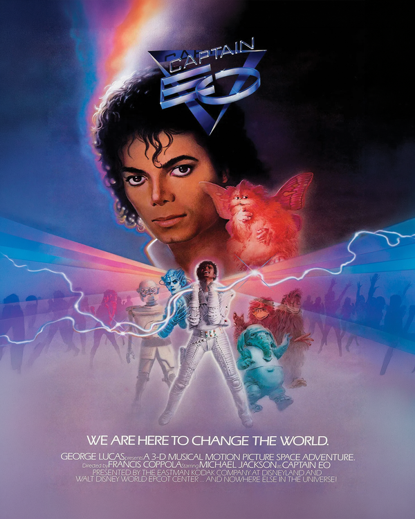 Tony Cox Signed Captain EO Poster Image (8x10, 11x17) Pre-Order