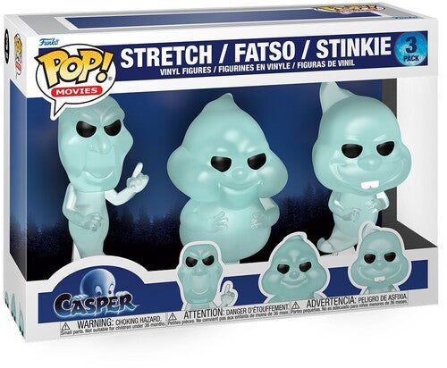 Joe Nipote signed Casper 3 Pack Stretch / Fatso / Stinkie Funko Pop! (Pre-Order)