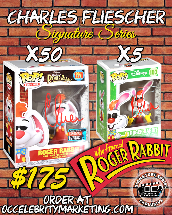 Charles Fliescher Signature Series: Roger Rabbit Funko Pop! (#/50)