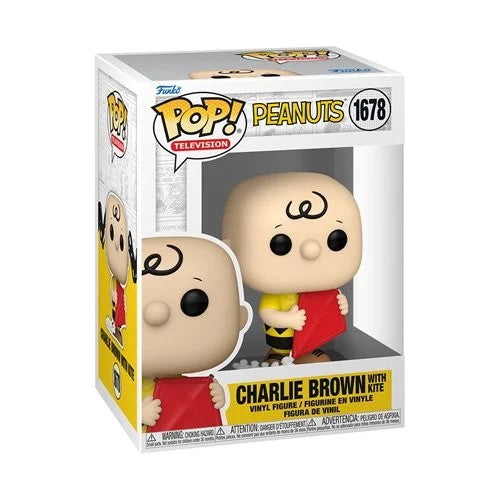 Brad Kesten signed Peanuts Charlie Brown with Kite Funko Pop! #1678 Pre-Order