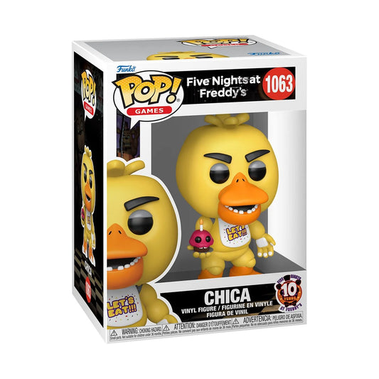 Jess Weiss signed FNAF Chica 10 Years Anniversary Funko Pop! #1063 (Pre-Order)