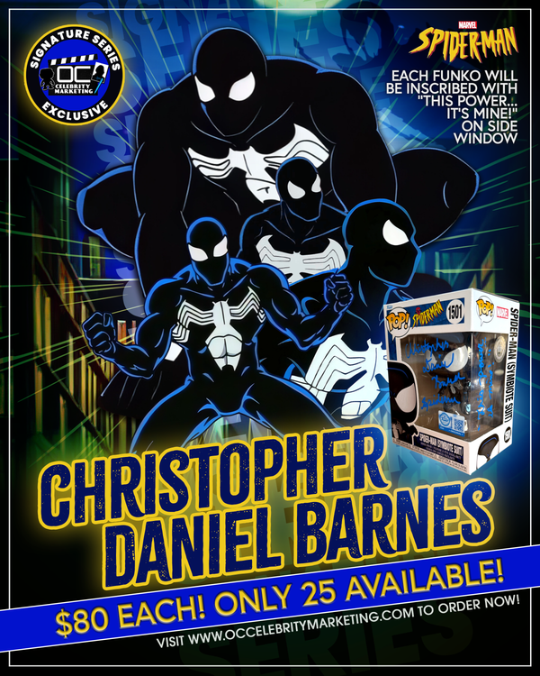 Christopher Daniel Barnes: Marvel Spider-Man (Symbiote Suit) Funko Special Edition Funko Pop! #1501 (#/25)