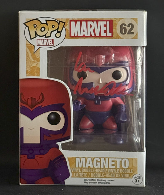 Ian McKellen signed Marvel X-Men Magneto Funko Pop! #62 (A)