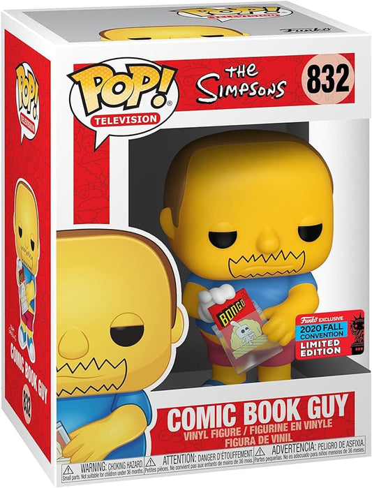 Hank Azaria signed The Simpsons Comic Book Guy Funko Pop #832