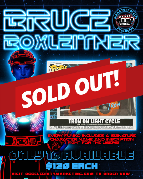 Bruce Boxleitner: Disney's Tron on Light Cycle Funko Pop! Rides #134 (#/10)