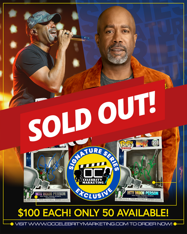 Darius Rucker Signature Series: MTV Moon Person Funko Pop! 201 (#/50)