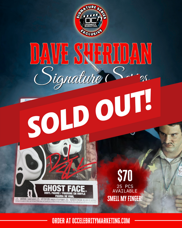 Dave Sheridan Signature Series: Ghostface Funko Pop! #1607 (#/25)
