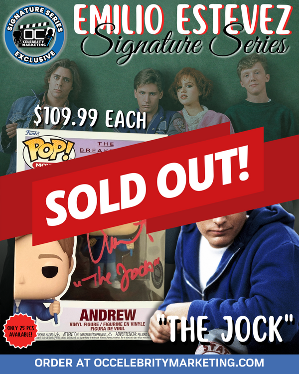 Emilio Estevez Signature Series: The Breakfast Club Andrew Funko Pop! #1656 (#/25)