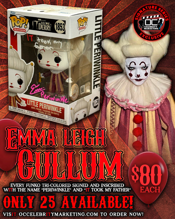Emma-Leigh Cullum IT: Welcome to Derry Little Periwinkle Funko Pop! #1853 (#/25)