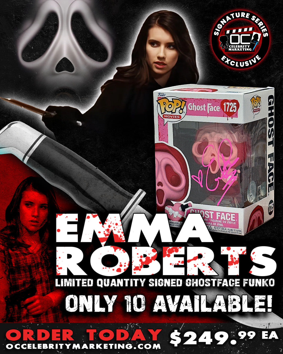 Emma Roberts: Ghost Face Funko Pop! #1725 (#/10)