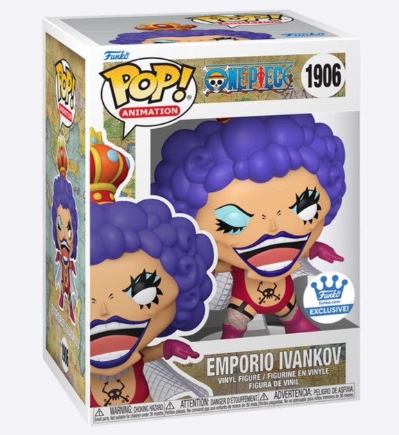 Randy Pearlman signed One Piece Funko.com Exclusive Emporio Ivankov Funko Pop! #1906