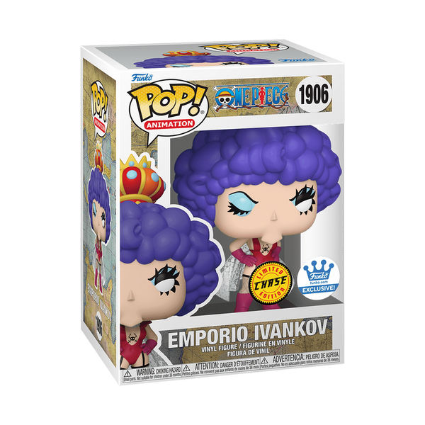 Randy Pearlman signed One Piece Funko.com Exclusive LE CHASE Emporio Ivankov Funko Pop! #1906