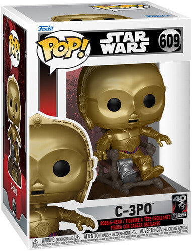 Chris Bartlett signed STAR WARS C-3PO Funko Pop! #609