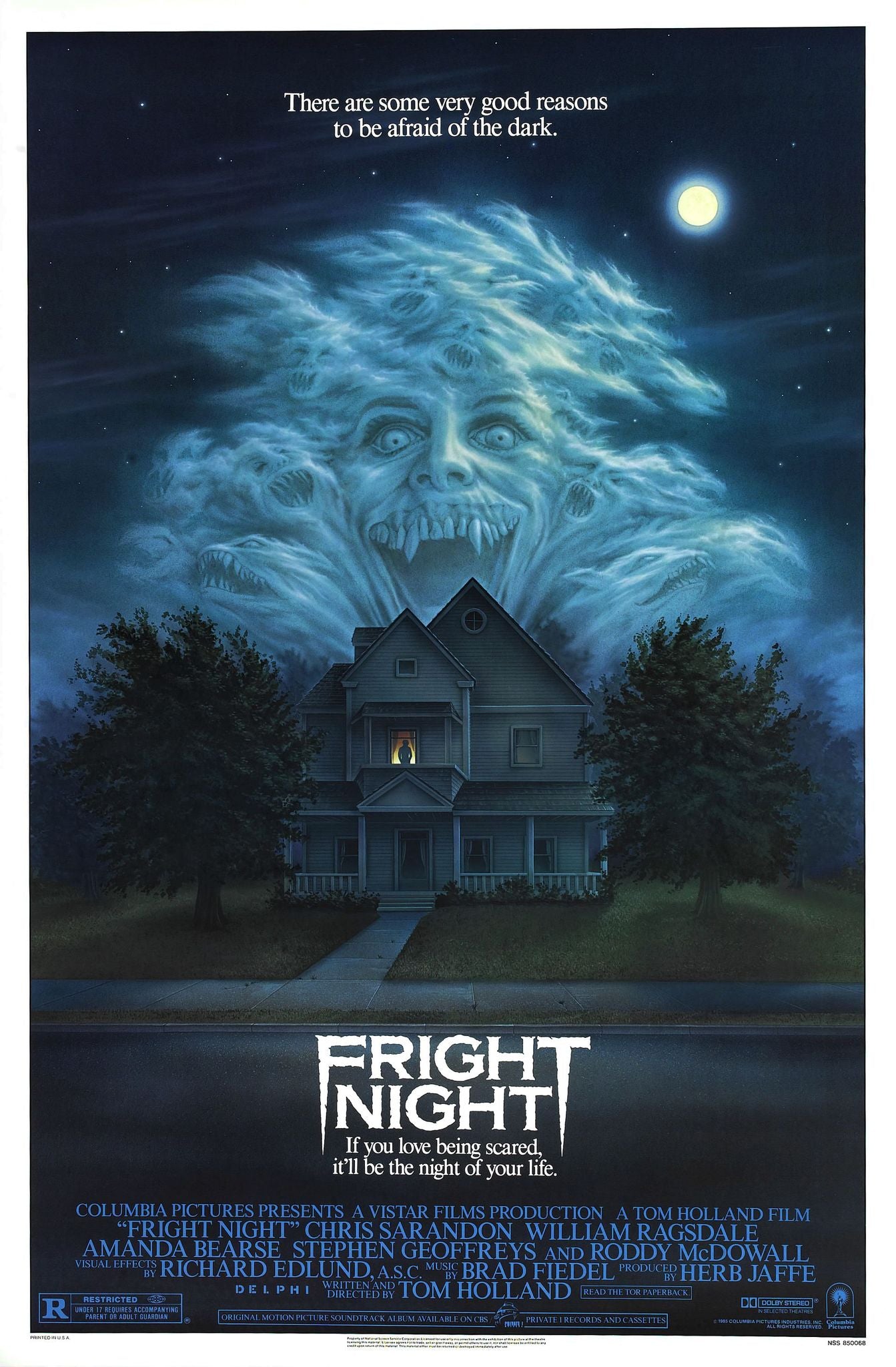 Chris Sarandon signed Fright Night Poster Image #2 (8x10, 11x17) Pre-Order