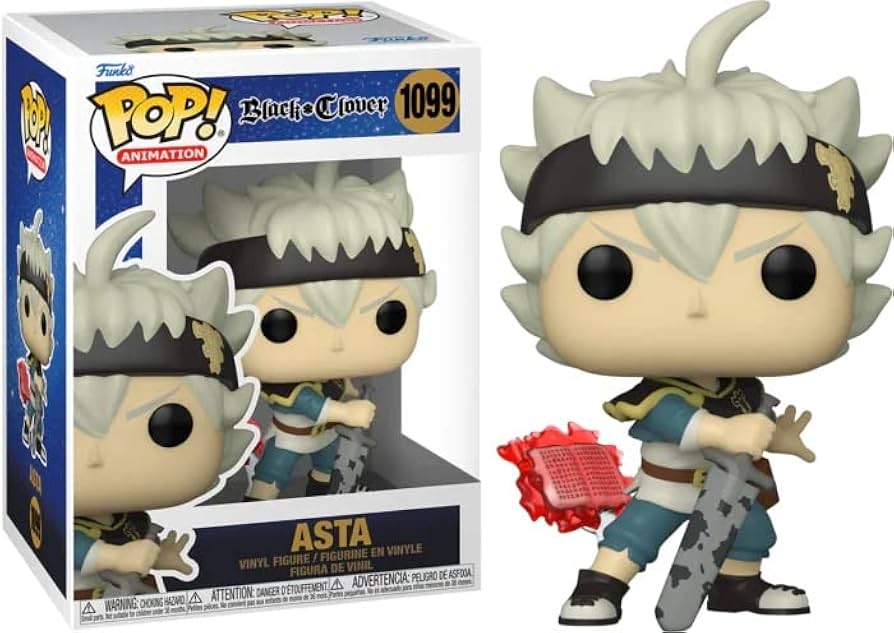 Dallas Reid signed Black Clover Asta Funko #1099 (Pre-Order)