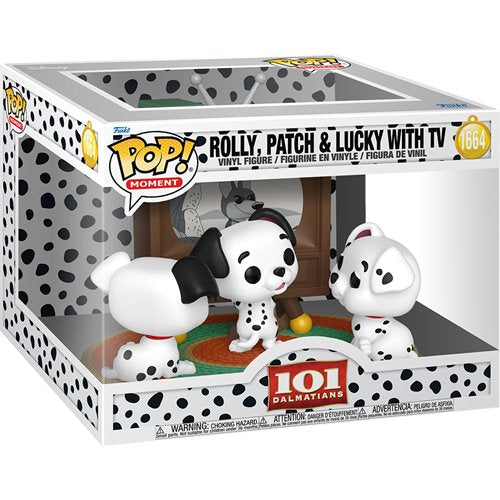 Mimi Gibson Autograph Pre-Order –  Disney 101 Dalmatians Rolly, Patch & Lucky with TV Funko Pop! Moment #1664 (Pre-Order)