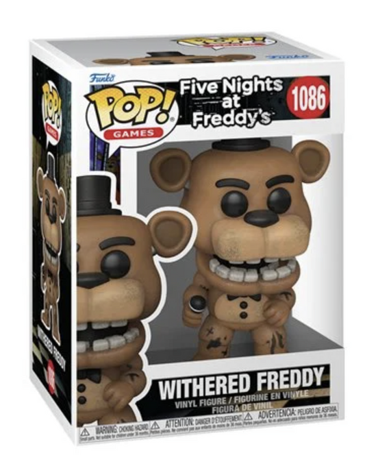 Kevin Foster signed FNAF Withered Freddy Funko Pop! #1086 (Pre-Order)