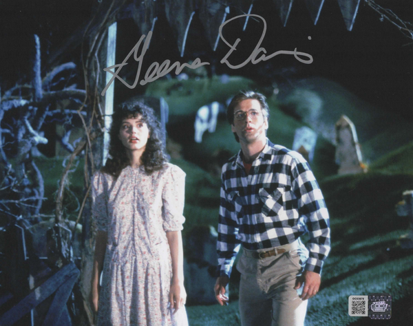 Geena Davis signed 8x10 Beetlejuice photo 1A