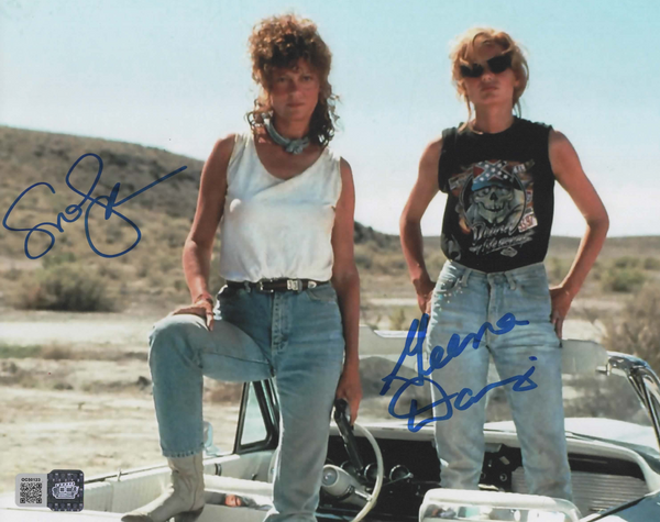 Geena Davis and Susan Sarandon signed 8x10 Thelma & Louise photo 1B