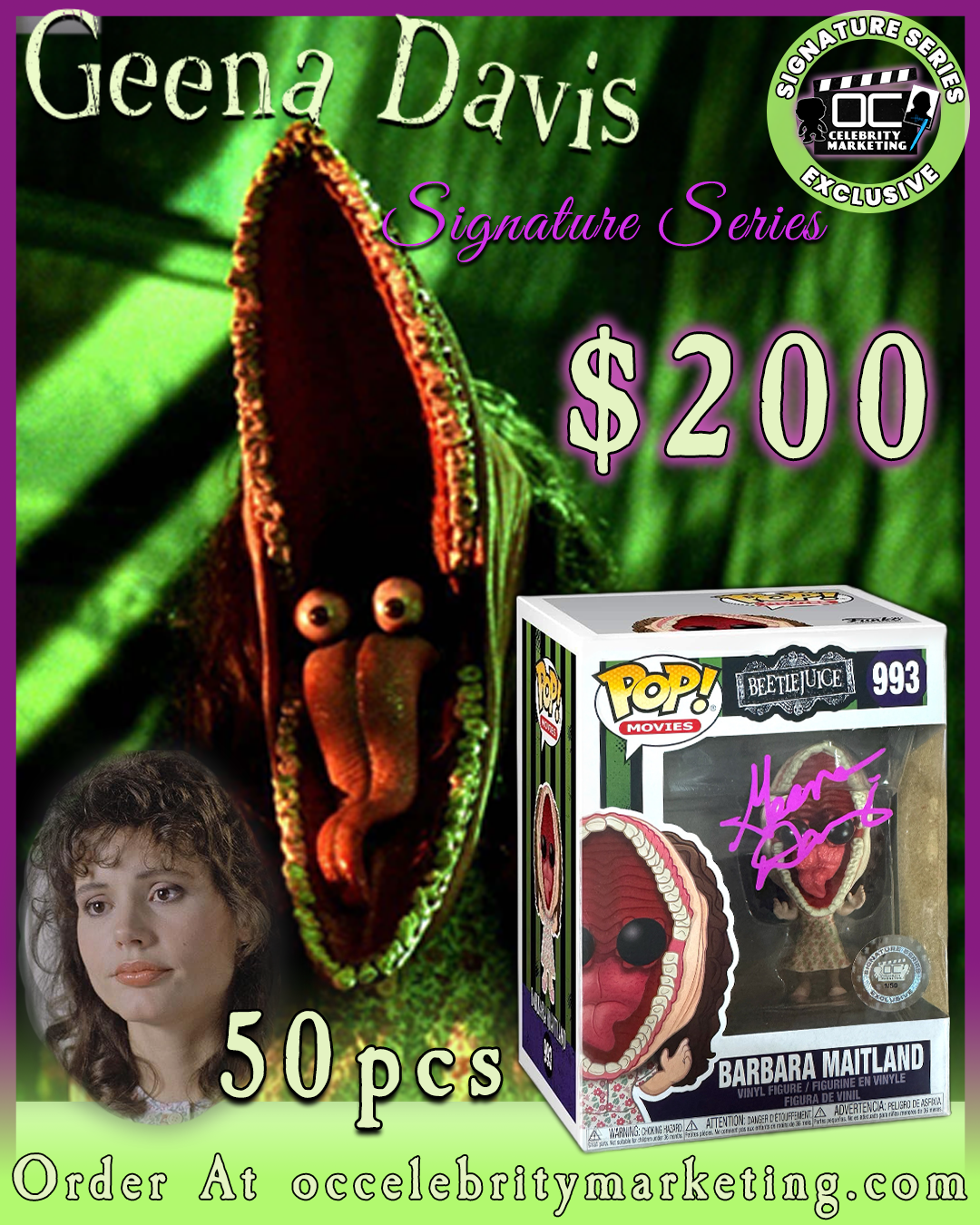 Genna Davis Signature Series: Beetlejuice Barbara Maitland Funko #993 (#/50)