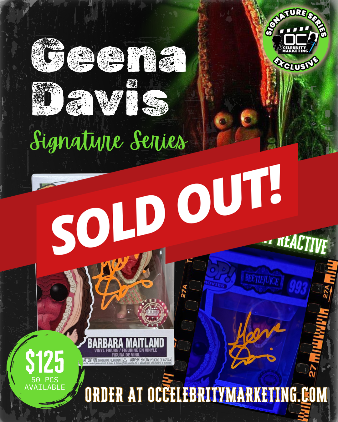 Geena Davis Signature Series: Beetlejuice Barbara Maitland Funko Pop! #993 (#/50)