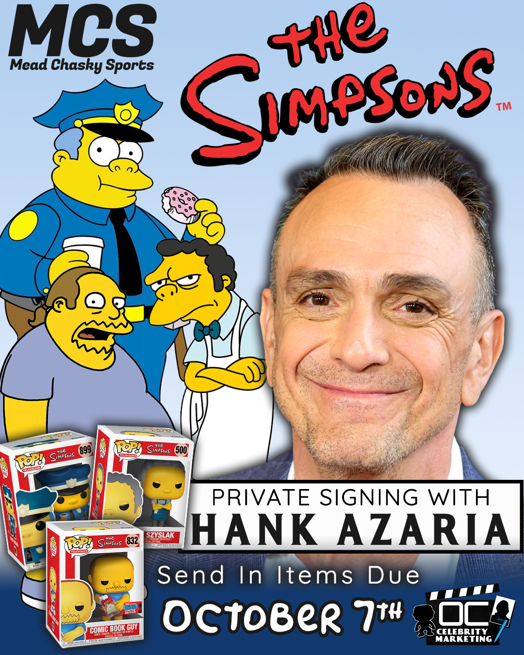 Hank Azaria Send In Option Pre-Order