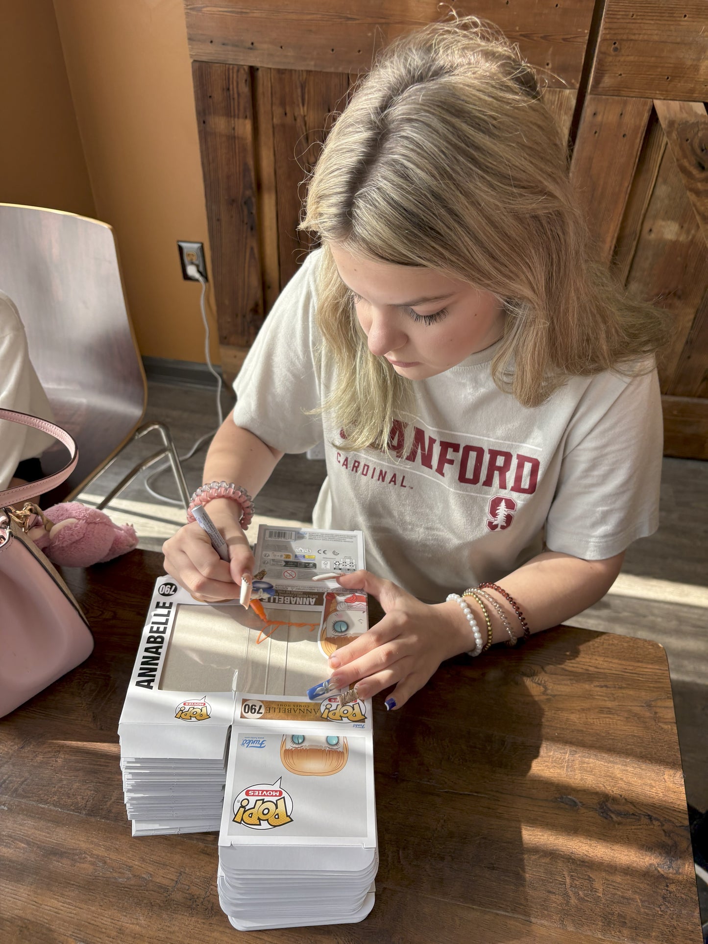 Samara Lee signed Annabelle Comes Home Annabelle Funko Pop!