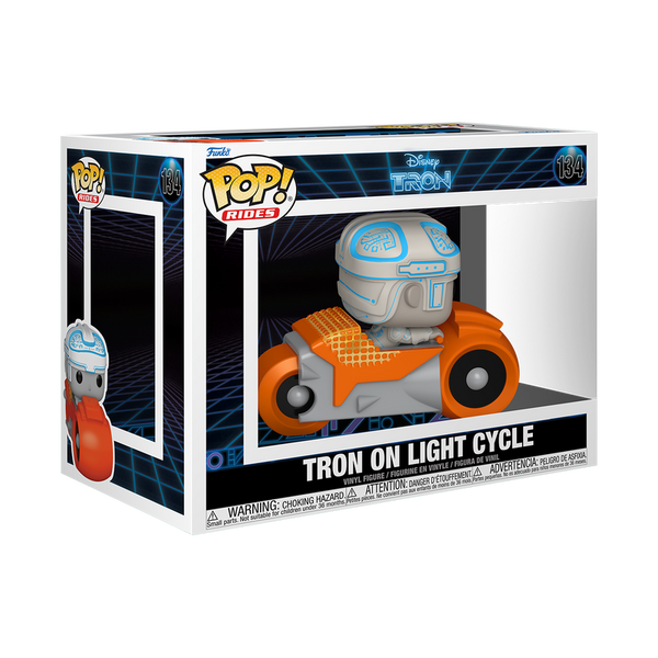 Bruce Boxlietner signed Disney Tron on Light CycleFunko Pop! #134 (Pre-Order)