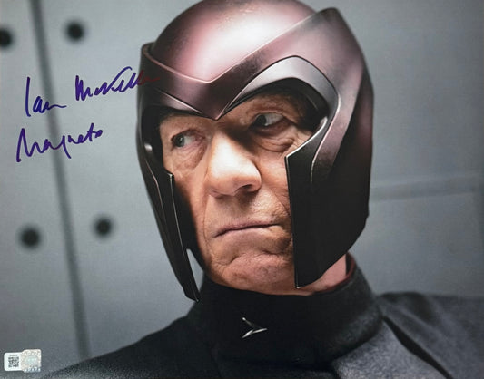 Ian McKellen signed 11x14 X-Men Magneto Photo 1A