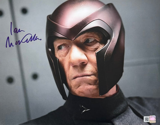 Ian McKellen signed 11x14 X-Men Magneto Photo 1B