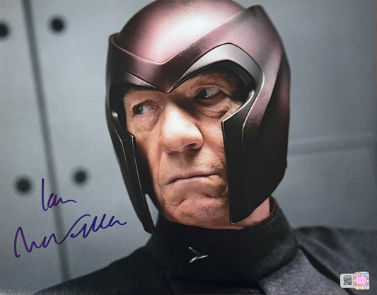 Ian McKellen signed 11x14 X-Men Magneto Photo 1C