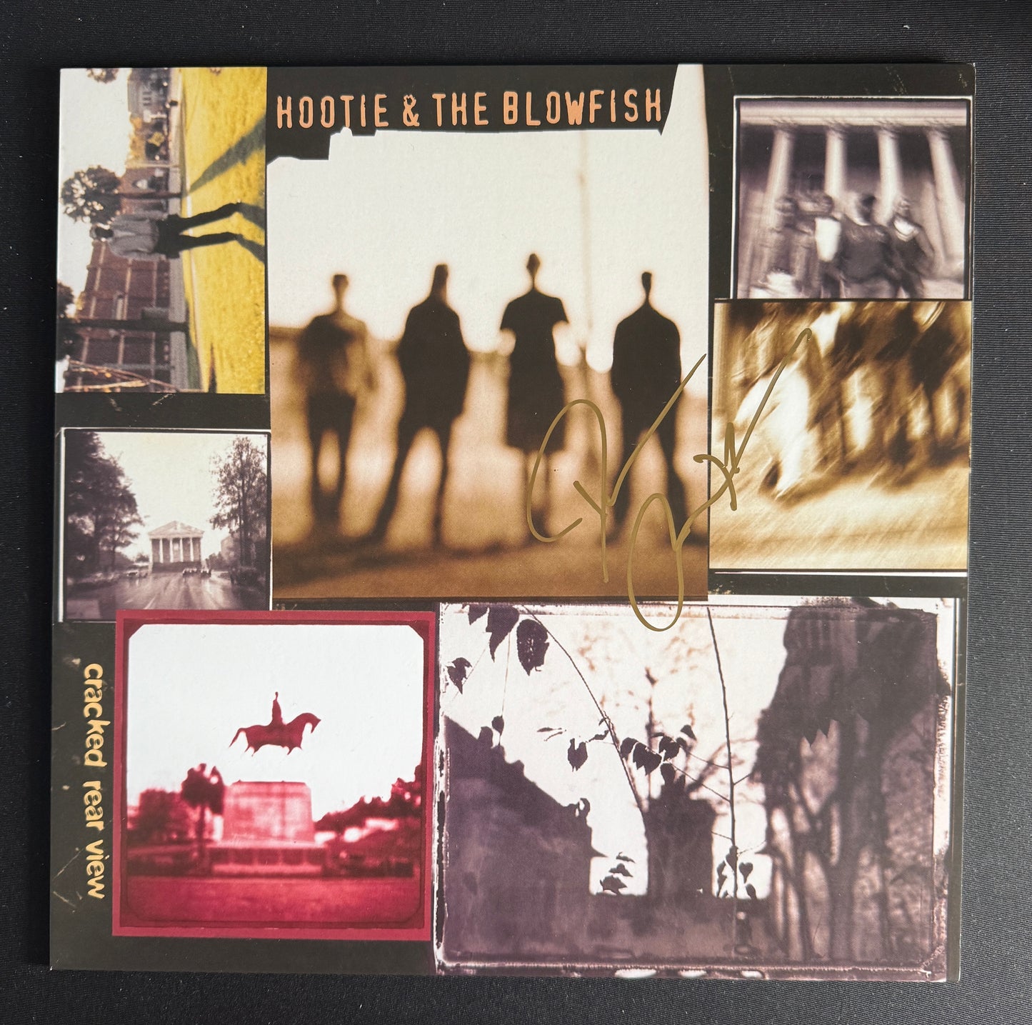 Darius Rucker signed Hootie & The Blowfish Cracked Rear View Album