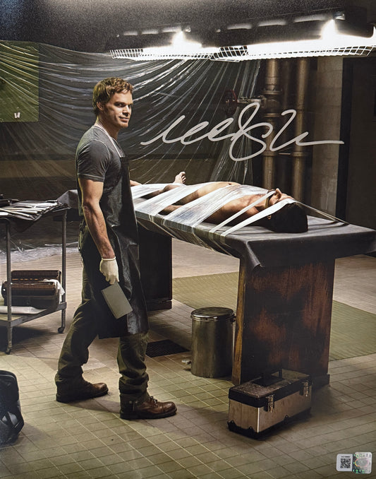 Michael C. Hall signed 11x14 Dexter Morgan photo D