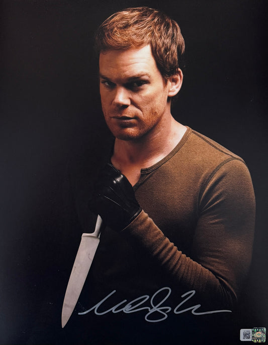 Michael C. Hall signed 11x14 Dexter Morgan photo C