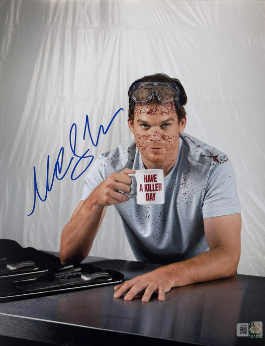 Michael C. Hall signed 11x14 Dexter Morgan photo A