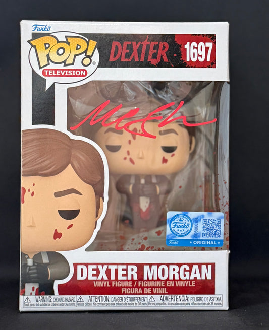 Michael C. Hall signed Funko Special Edition Dexter Morgan Funko Pop! #1697 -Red