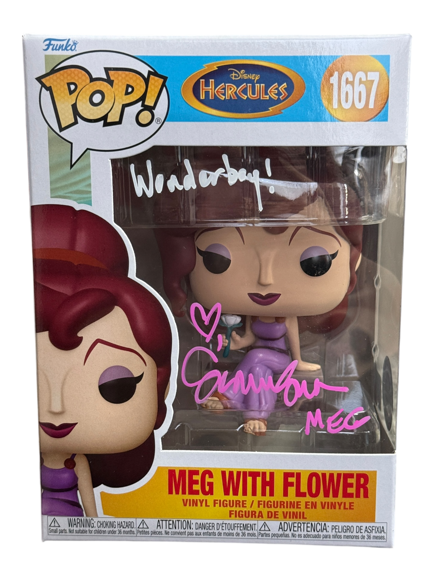 Susan Egan: Disney Hercules Meg with Flower Funko Pop! #1667 (#/10